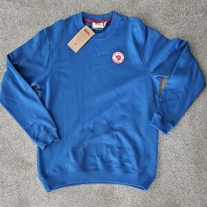 Fjallraven | Men's Bright Blue Crewneck Sweater | Size M